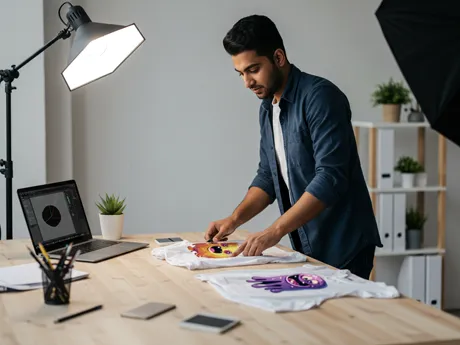 Drucken und verkaufen ohne Designer.