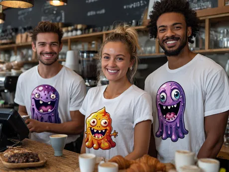 Einzelhandels- und Café-Mitarbeiter